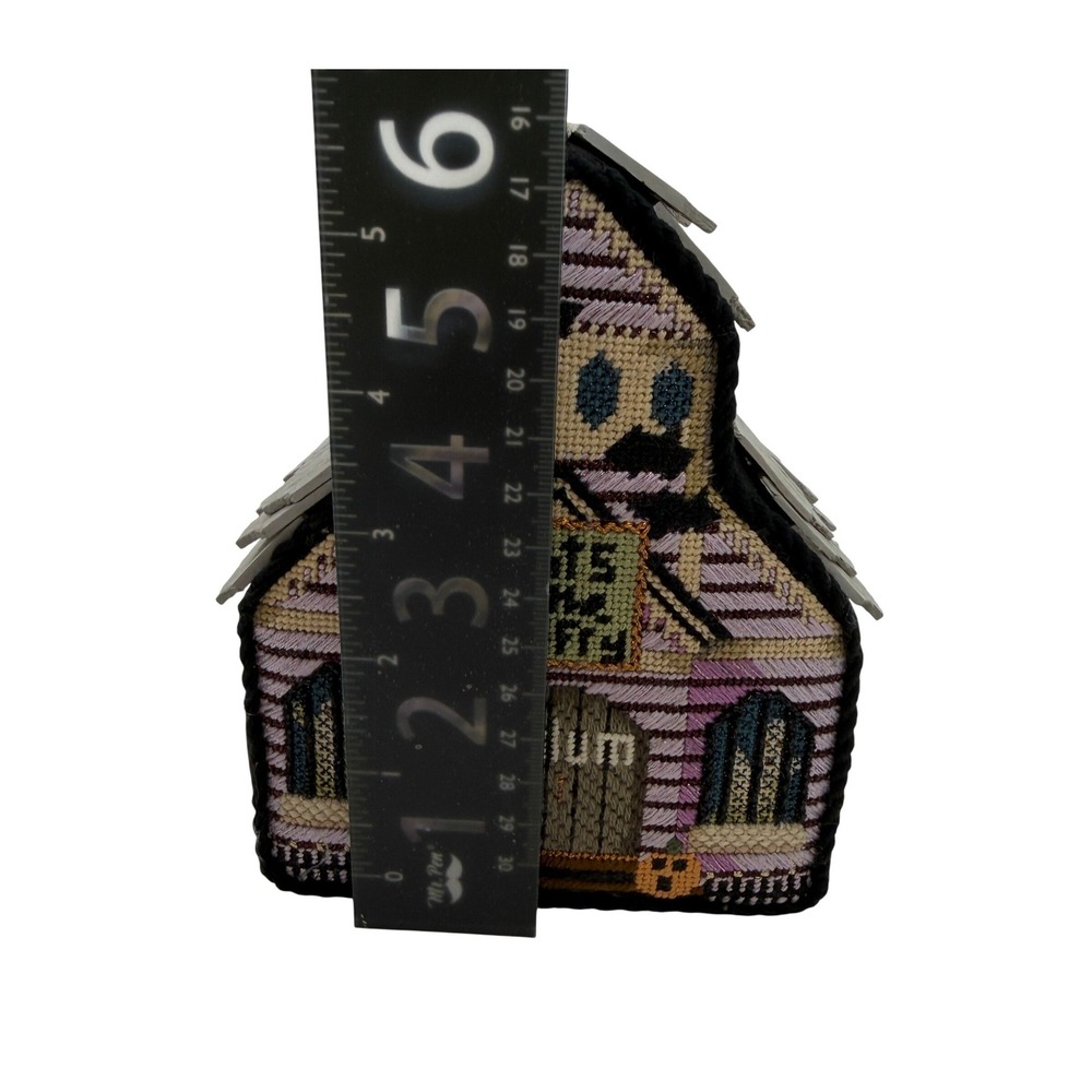 Halloween Melissa Shirley Bats in the Belfry Asylum finished needlepoint decor - Picture 10 of 12